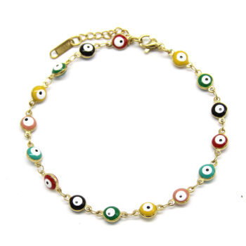 0041-Tobillera-Acero-Inox-Dorado-Ojo-Turco-Multicolor-6-Mm