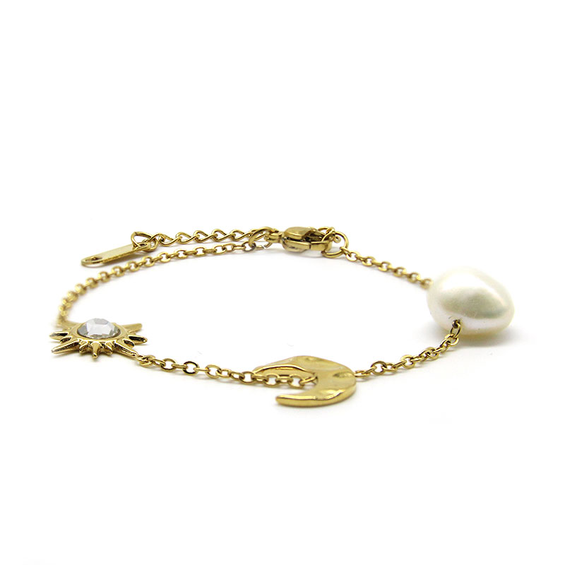 0873-0-Pulsera-Acero-Inoxidable-Dorado-Luna-Sol-Perla