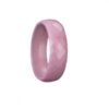 Anillo de Ceramica Color Rosa Diseño Geometrico