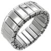Anillo Acero Inoxidable Stretch Diseño con Filo