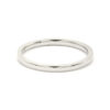 Anillo Acero Inoxidable Plateado Argolla Matrimonio 2 mm