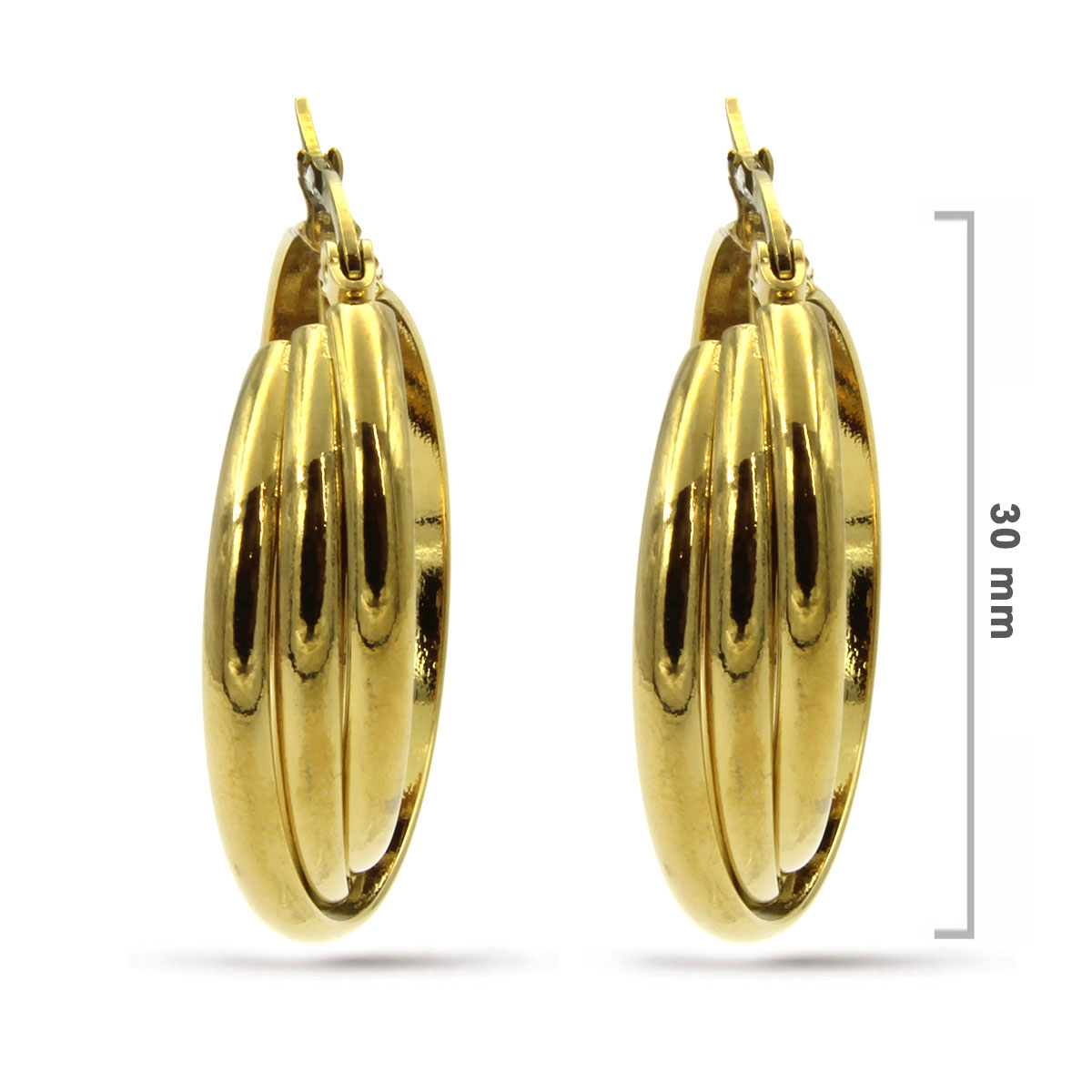 Aretes-Acero-Dorado-Tipo-Arracada-3-Lineas-Cruzadas-30mm