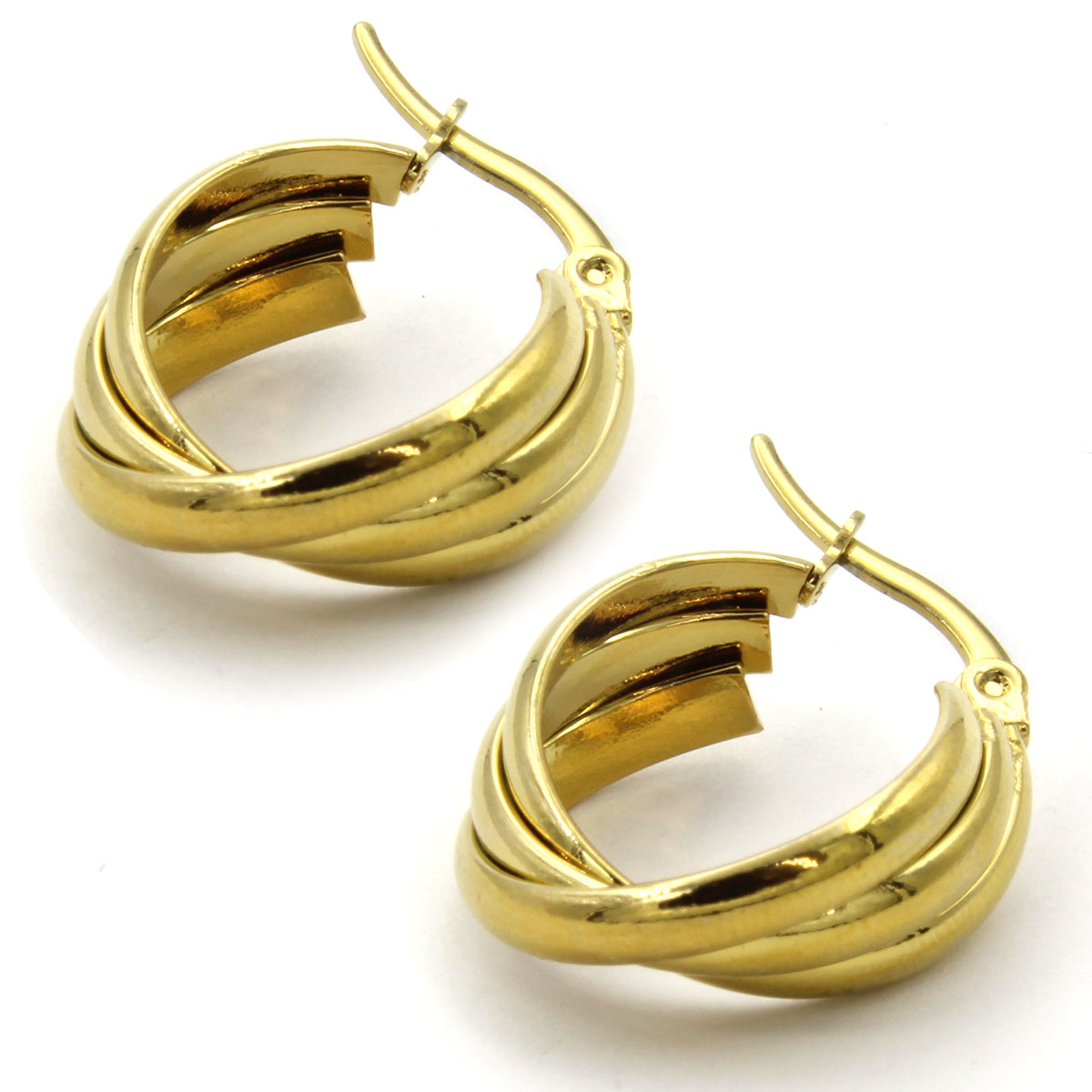 Aretes-Acero-Plateado-Tipo-Arracada-3-Lineas-Cruzadas-2