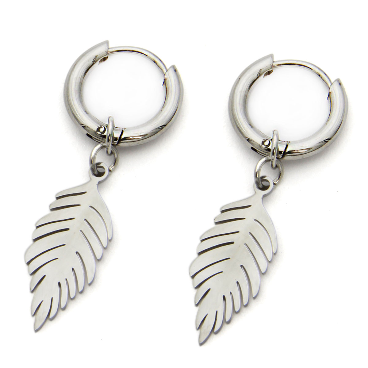 Aretes-Acero-Plateado-Tipo-Arracada-Hoja-Lisa-Sencilla-2