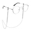 Cadena Lentes Plateado Eslabon Delgado Ovalado Sencilla