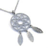 Collar Acero Inox Plateado Atrapa Sueños Tradicional