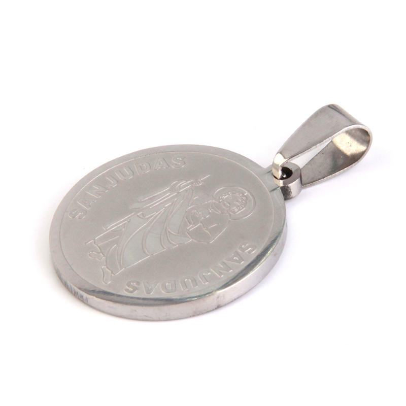 Dije-Acero-Inox-Plateado-Medalla-San-Judas-Tadeo-23Mm-2