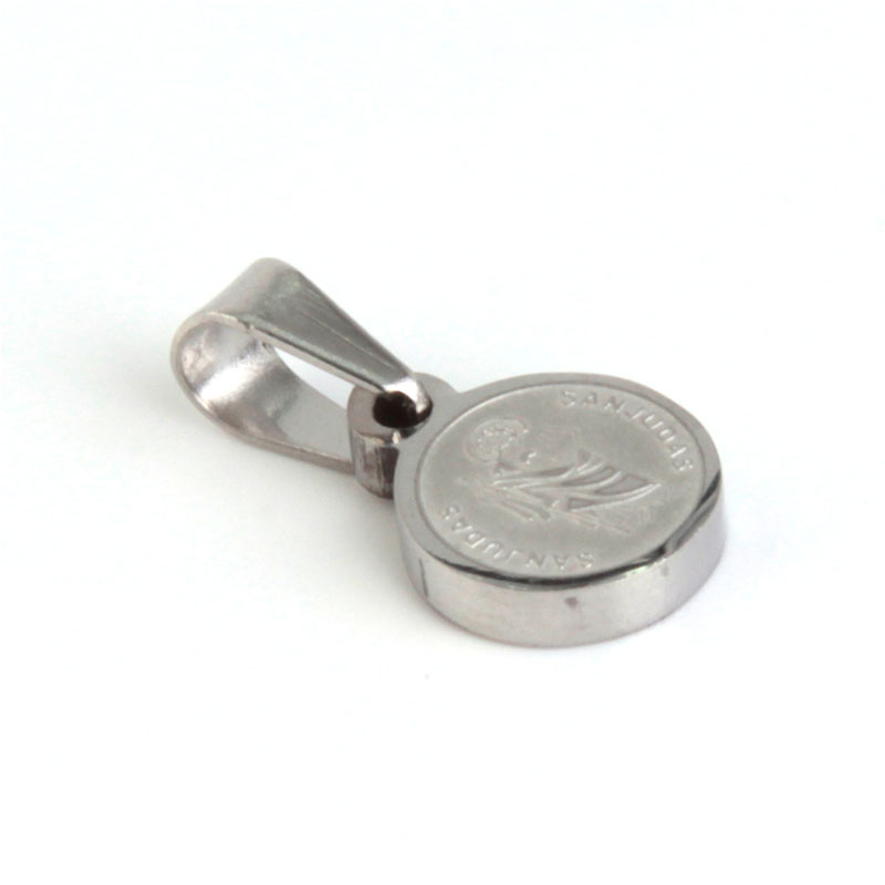Dije-Acero-Inox-Plateado-Medalla-San-Judas-Tadeo-8Mm1