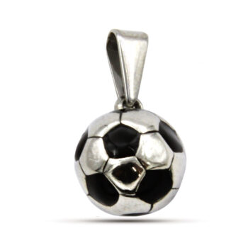 Dije-Acero-Inoxidable-Plateado-Balon-Futbol-Soccer-12mm