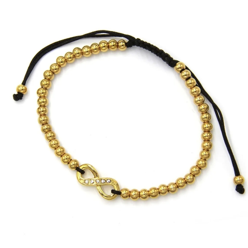 Pulsera-Acero-Dorado-Jareta-Negra-Infinito-Con-Zirconias-2
