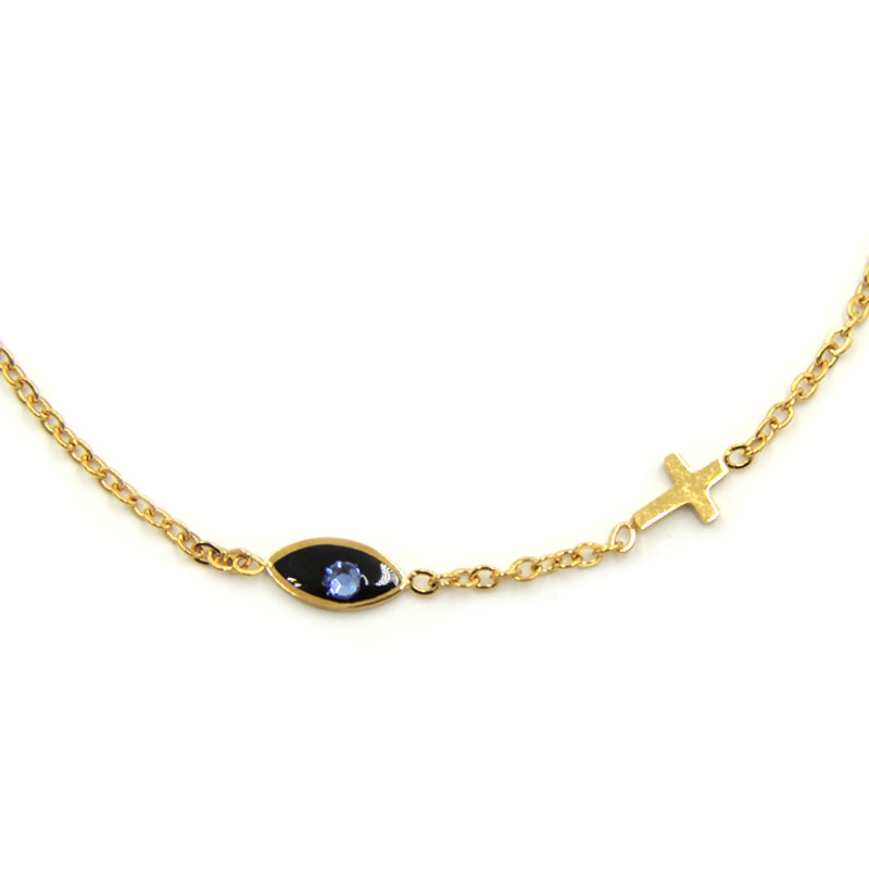 Pulsera-Acero-Dorado-Slim-Ojo-Turco-Cruz