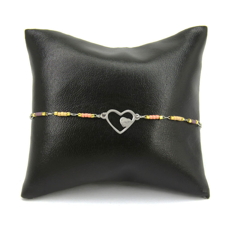 Pulsera-Acero-Inox-Plateado-Corazon-Love-Rosa-Cafe-Morado4