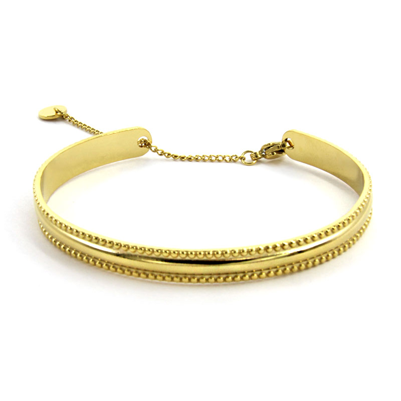 Pulsera-Acero-Inoxidable-Dorado-Brazalete-Estilo-Griego