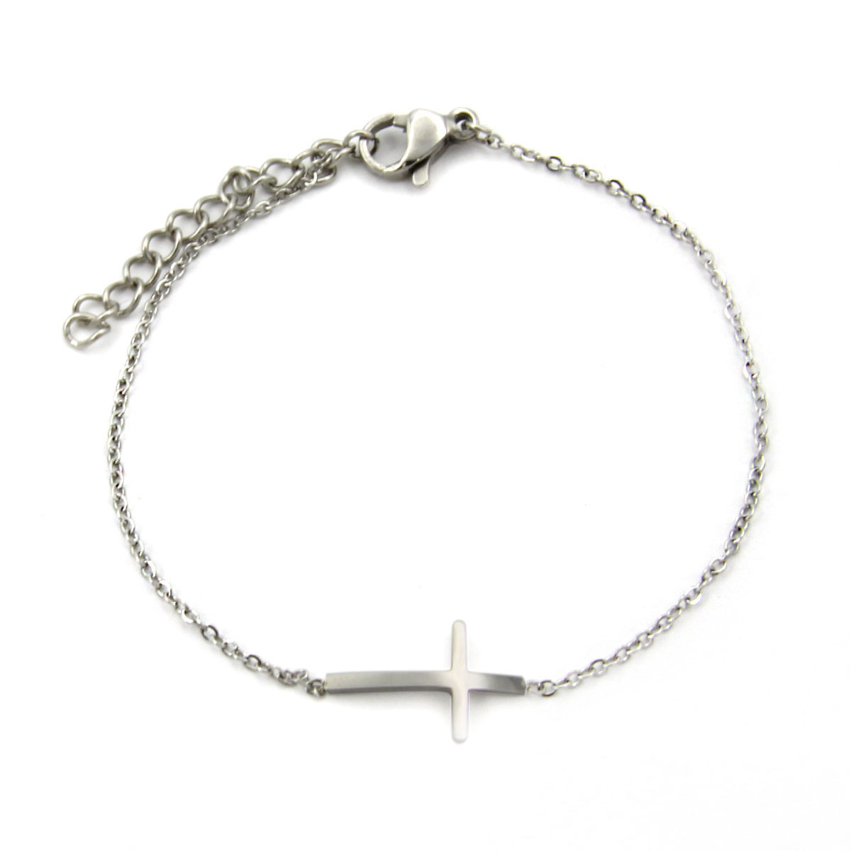 Pulsera-Acero-Plateado-Cruz-Latina-Sencilla-Proteccion