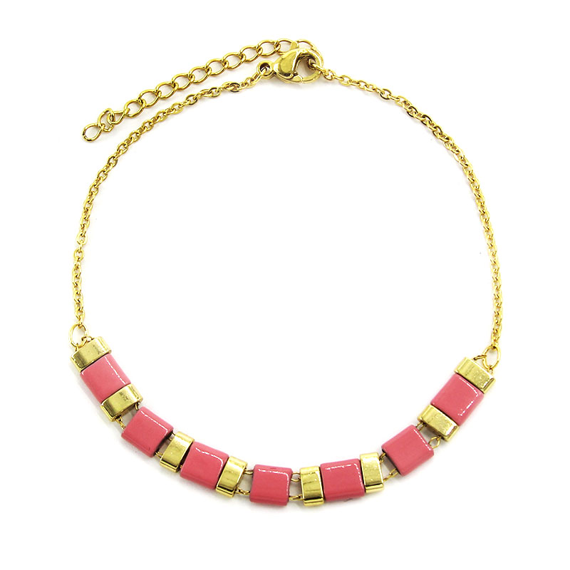 Pulsera-rosa-con-dorado-1