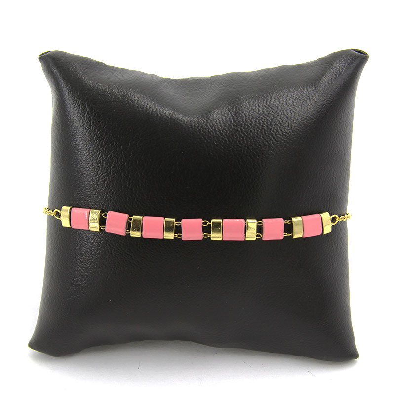 Pulsera-rosa-con-dorado-4