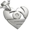 Dije Diseño Corazon – Love con Zirconia