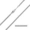 Cadena Acero Inox Plateada Trenzada Tubular 3 mm x 70 cm