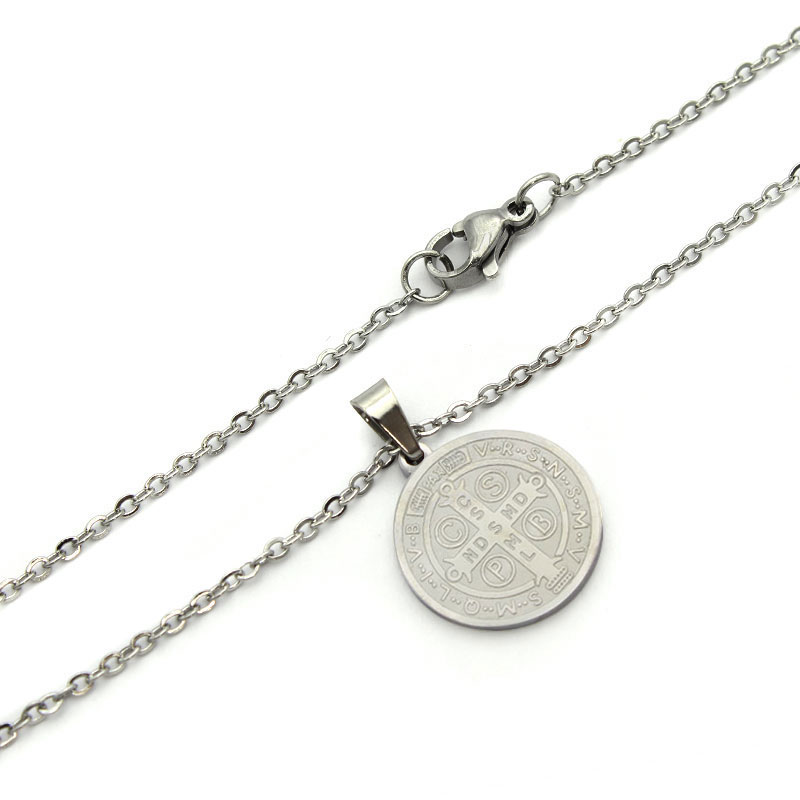 Collar Acero Plateado Circular Letra A Madre Perla 3