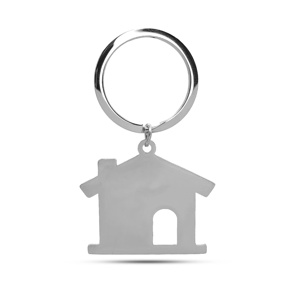 Llavero Acero Inoxidable Hogar Casa Para Grabado