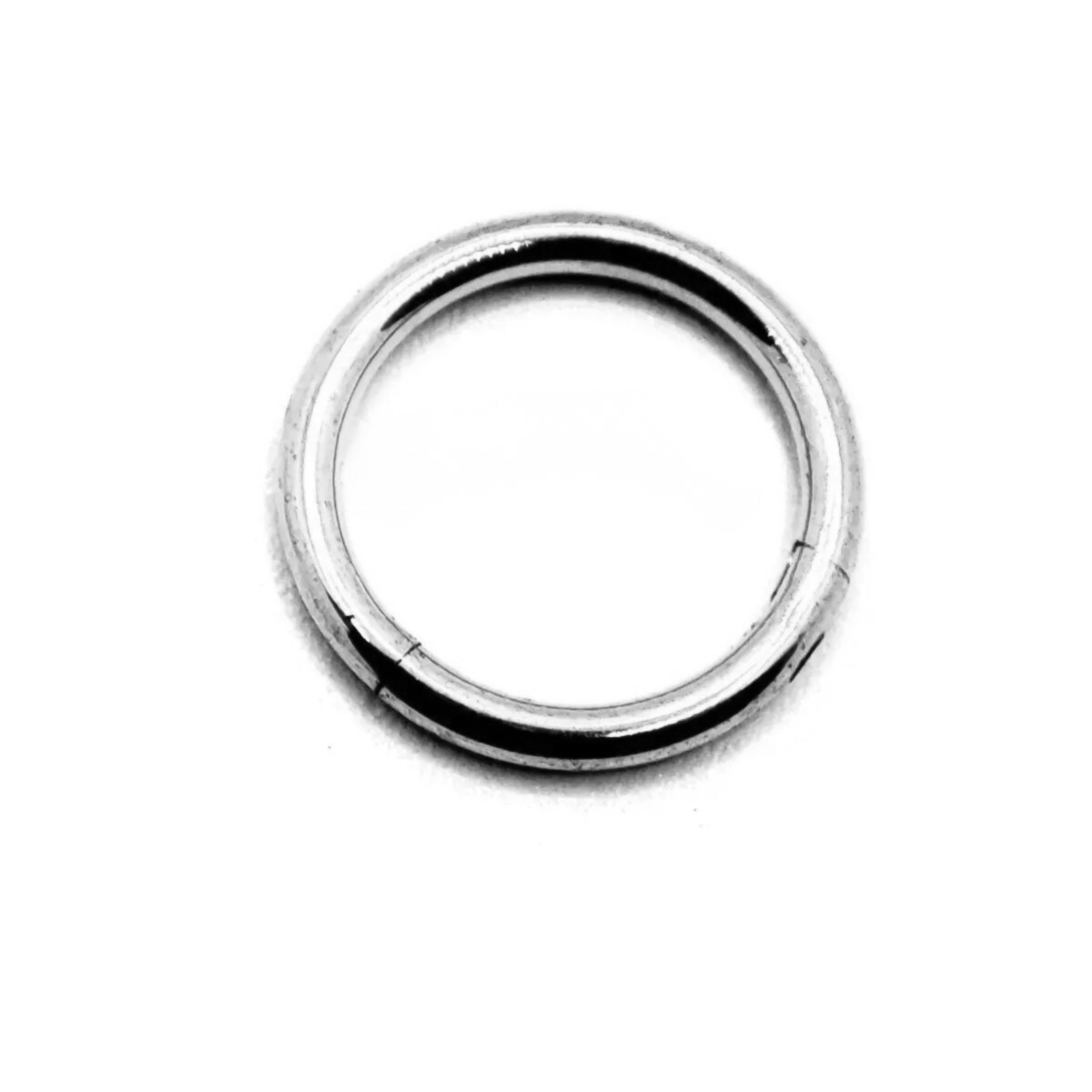 Piercing de Oreja Acero Argolla Aro Clicker Liso Sencillo