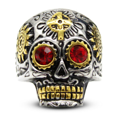 0369-Anillo-Acero-Inox-Calavera-Plata-Dorada-Cruz-Ojos-Rojos.jpg