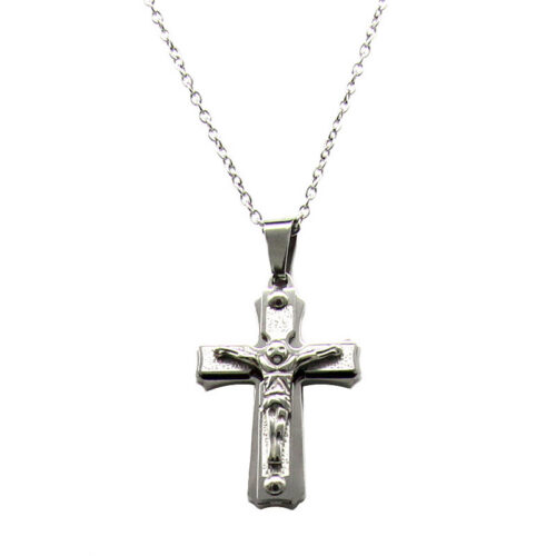 0518-Collar-Acero-Inoxidable-Plateado-Cruz-Doble-Jesus-Cristo.jpg