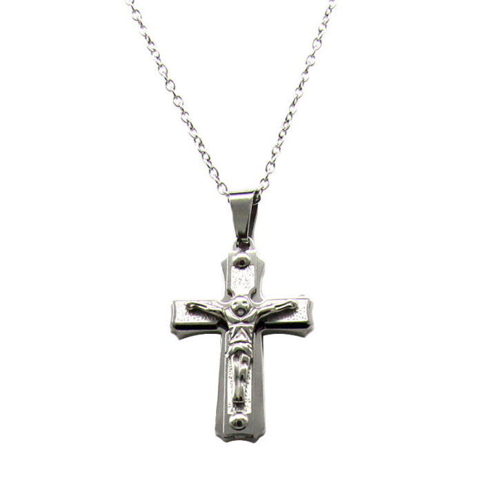 0518-Collar-Acero-Inoxidable-Plateado-Cruz-Doble-Jesus-Cristo.jpg