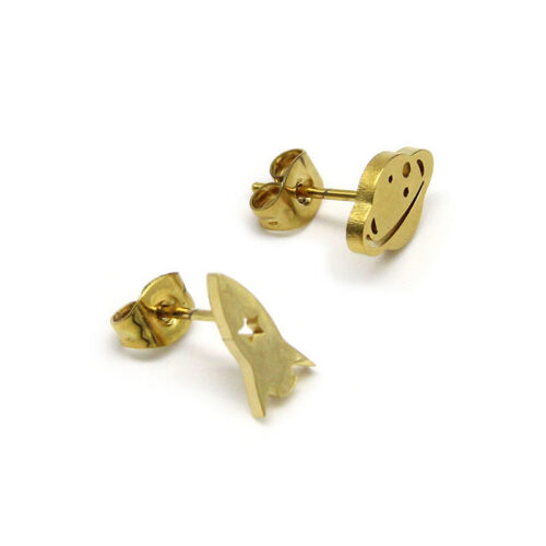 0702-2-Aretes-Tipo-Broquel-Acero-Dorado-Saturno-Cohete-Espacial.jpg