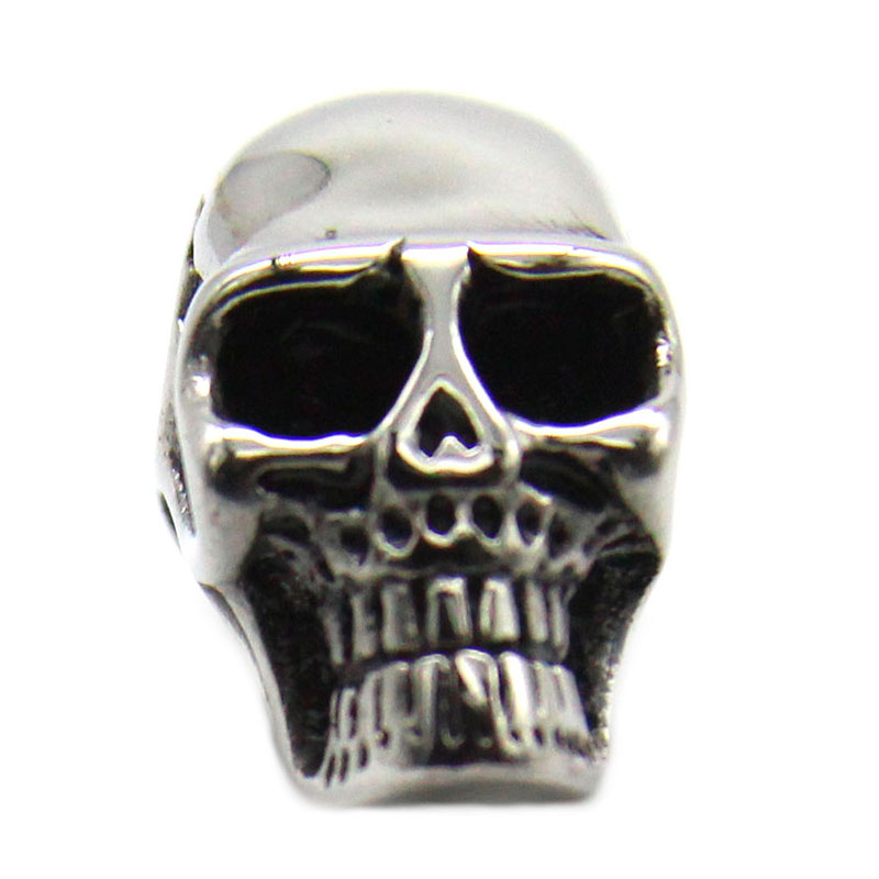 1196 0 Dije Acero Inoxidable Plateado Craneo Calavera Skull