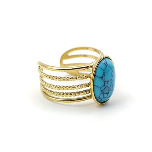 Anillo-Acero-Dorado-Ajustable-Lineas-Ancho-Turquesa-Oval-1.webp