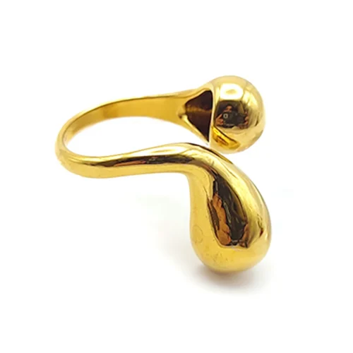 Anillo-Acero-Dorado-Gota-Cayendo-Irregular-Gruesa-Chunky-1.webp