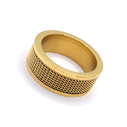 Anillo-Acero-Dorado-Malla-Biselado-Tejido-Hombre-De-Lujo-2.jpg