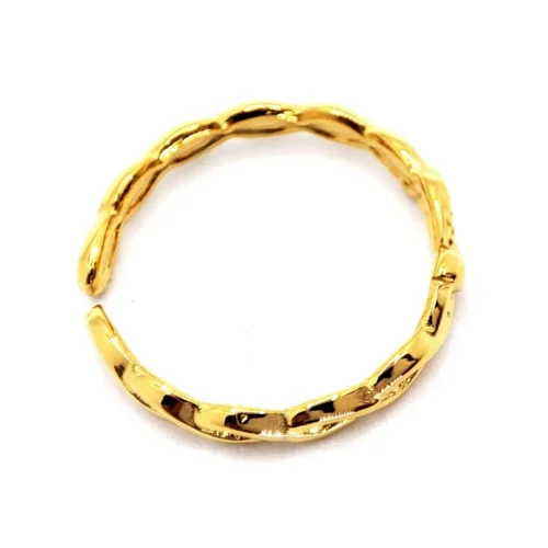 Anillo-Acero-Dorado-Mujer-Serpiente-Entrelazada-Ajustable-4.webp