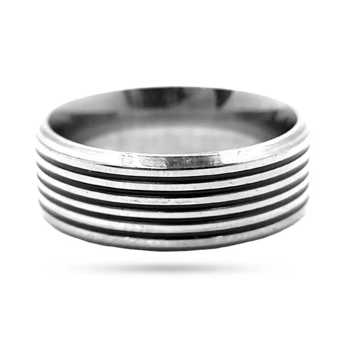 Anillo-Acero-Inox-Plateado-Lineas-Esmalte-Negro-Moderno-1.webp