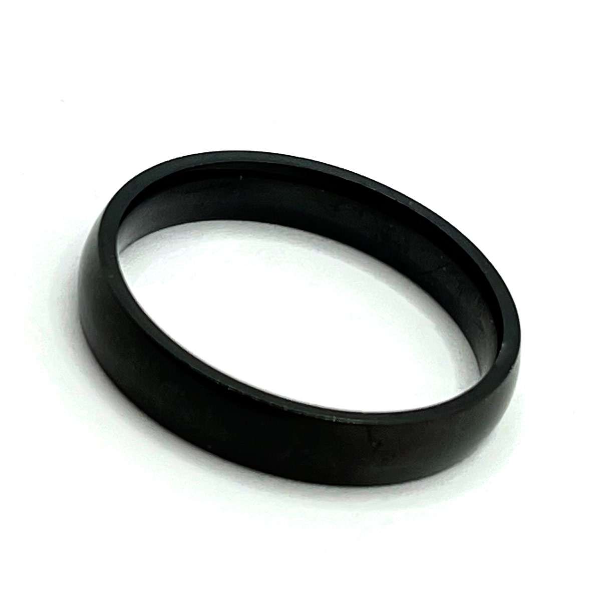 Anillo Acero Negro Mujer Diseño Argolla Lisa 3 mm Clásica 5 Anillo Acero Negro Mujer Diseño Argolla Lisa 3 mm Clásica - Image 3