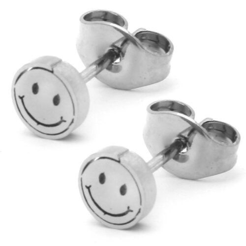 Arete-Tipo-Broquel-Acero-Plateado-Mini-carita-Feliz-Smile-2.jpg