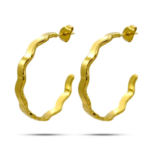 Aretes-Acero-Arracadas-Onduladas-Lisas-Delgadas-30-mm-2.webp