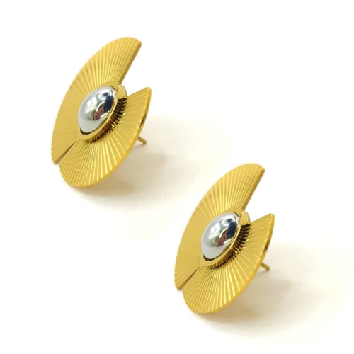 Aretes-Acero-Bicolor-Abanico-Lineal-Centro-Ovalo-Elegante-2.webp