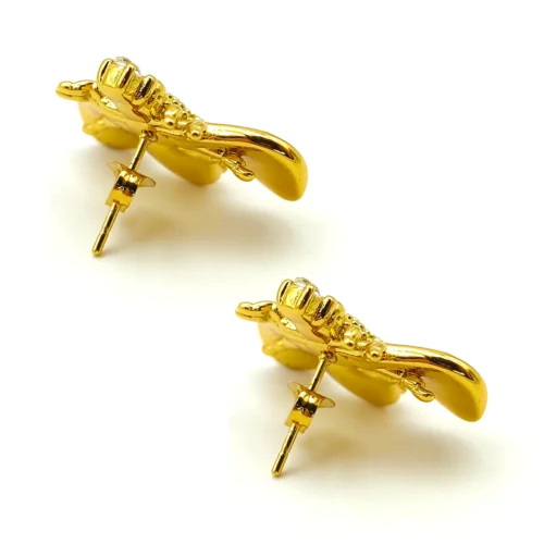 Aretes-Acero-Dorado-Abejas-Zirconia-Redonda-Elegante-4.webp