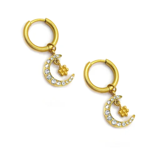 Aretes-Acero-Dorado-Arracada-Colgante-Luna-Flor-Zirconia-3.webp