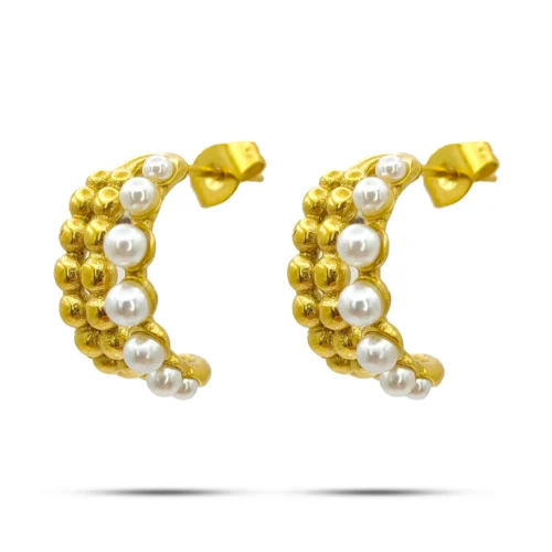 Aretes-Acero-Dorado-Arracada-Triple-Perla-Bolitas-18-mm-3.webp