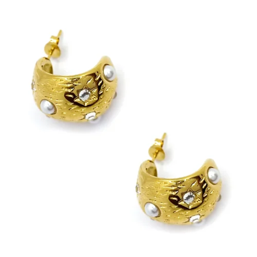 Aretes-Acero-Dorado-Media-Arracada-Chunky-Perla-y-Cristal-3.webp