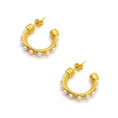 Aretes-Acero-Dorado-Media-Arracada-Fila-Perlas-Pequenas-3.webp