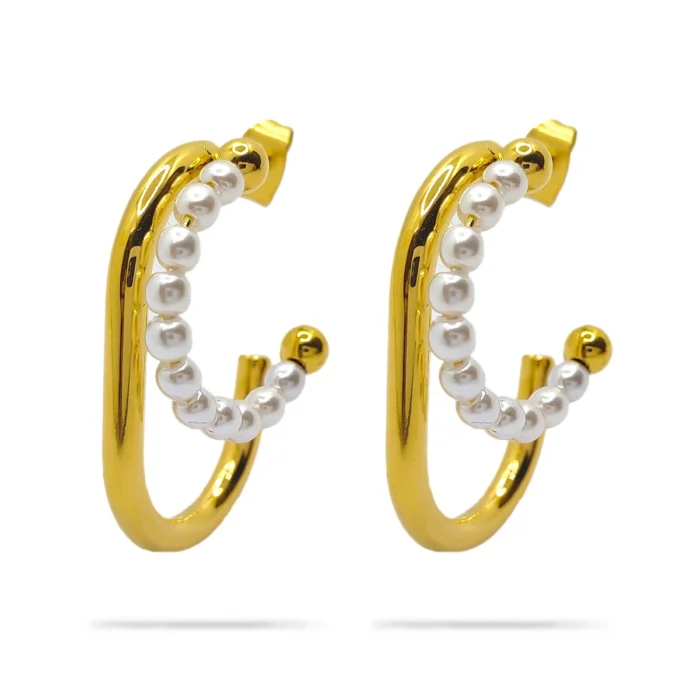 Aretes-Acero-Dorado-Media-Arracada-Ovalada-Doble-Perlas-2.webp