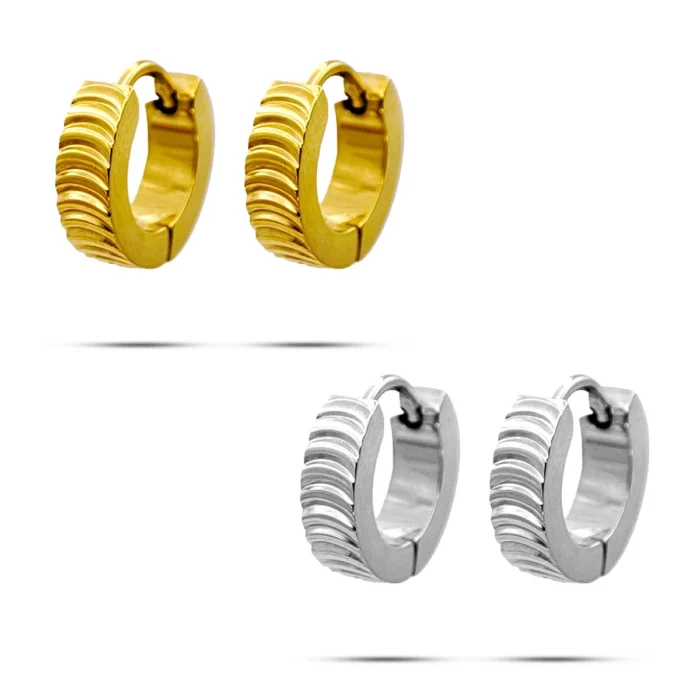 Aretes-Acero-Inox-Huggies-Diseno-Textura-Lineas-Curvas.webp
