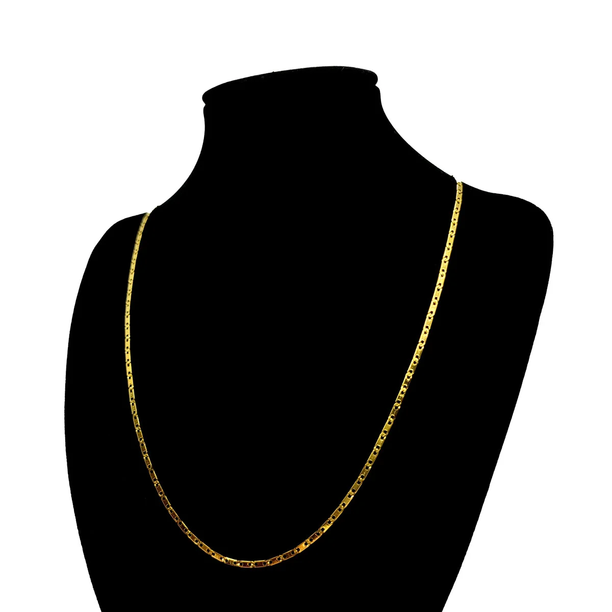 Cadena Acero Inoxidable Dorado Planchada Eslabon Adige 2