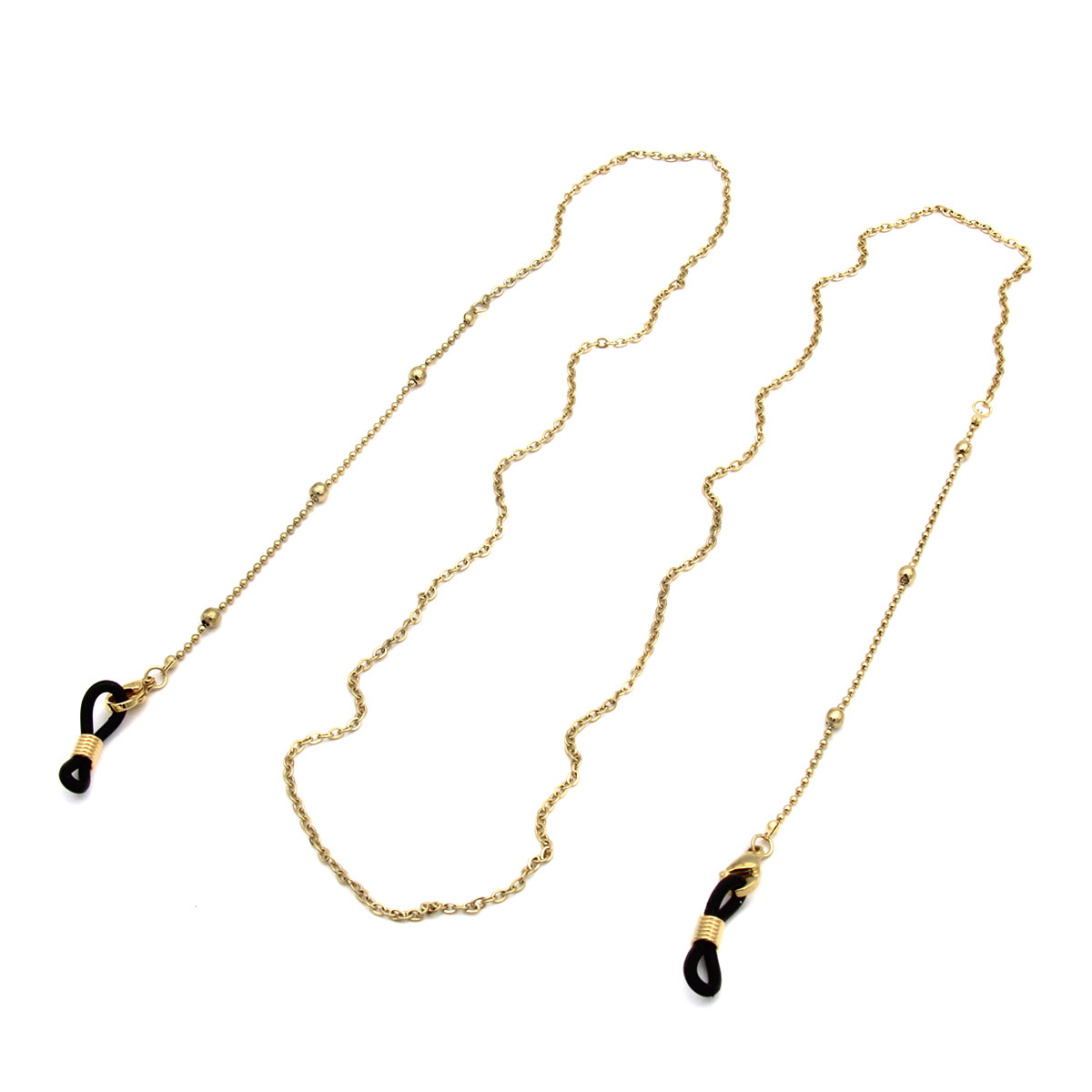 Cadena Lentes Dorado Eslabon Balin Balines Sencillo 2