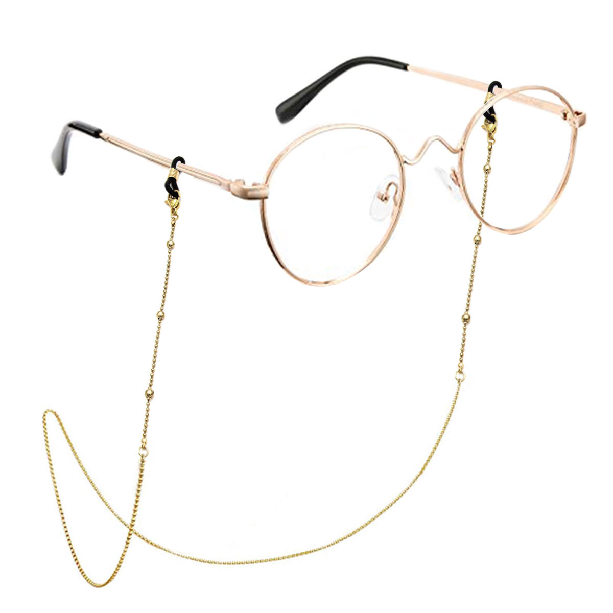 Cadena Lentes Dorado Eslabon Balin Balines Sencillo