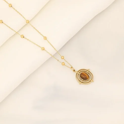 Collar-Acero-Dorado-Bohemio-Ojo-de-Tigre-Cadena-Balines-2-1.webp